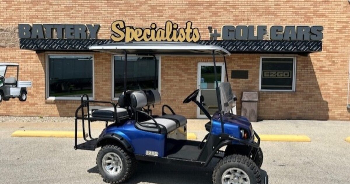 2019 EZGO EZGO S4 4P Lead Acid… Battery Specialists + Golf Cars