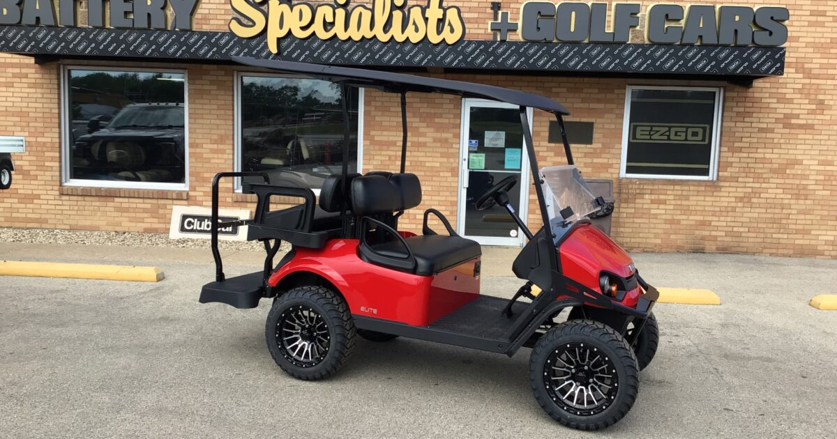 2023 EZGO EZGO S4 4P Lithium… Battery Specialists + Golf Cars