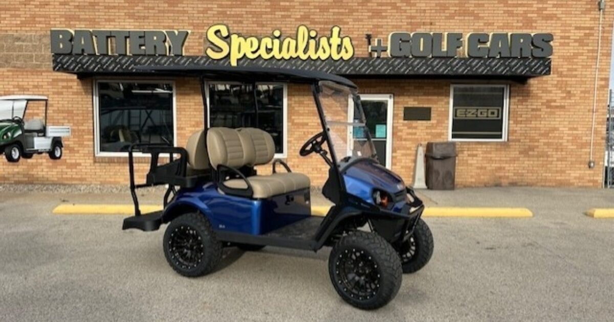 2024 EZGO EZGO S4 4P EFI Gas… Battery Specialists + Golf Cars