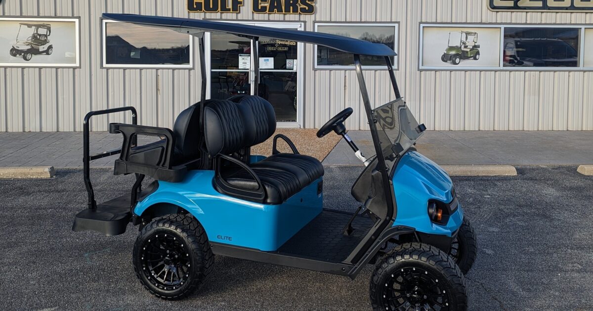 2024 EZGO EZGO S4 4P Lithium… Battery Specialists + Golf Cars